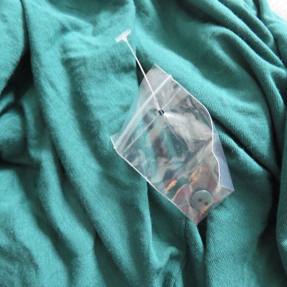 MODCLOTH Kelly Green Tie Front Button Blouse Top Stretch Travel - Size 4X NWOT - Picture 16 of 16